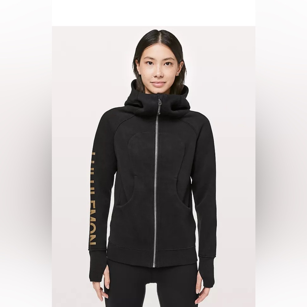 Lululemon scuba cotton fleece full-zip hoodie size 6